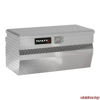 TrailFX Chest Sgl Lid Dia Tread Bright Pol 16 Gauge Alum 36x19-7/8x17-1/8 - 150361
